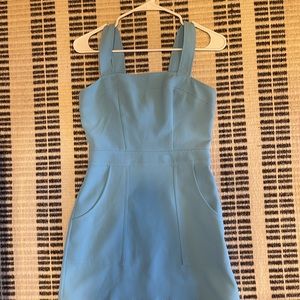 Amanda uprichard ace dress blue mini size XS